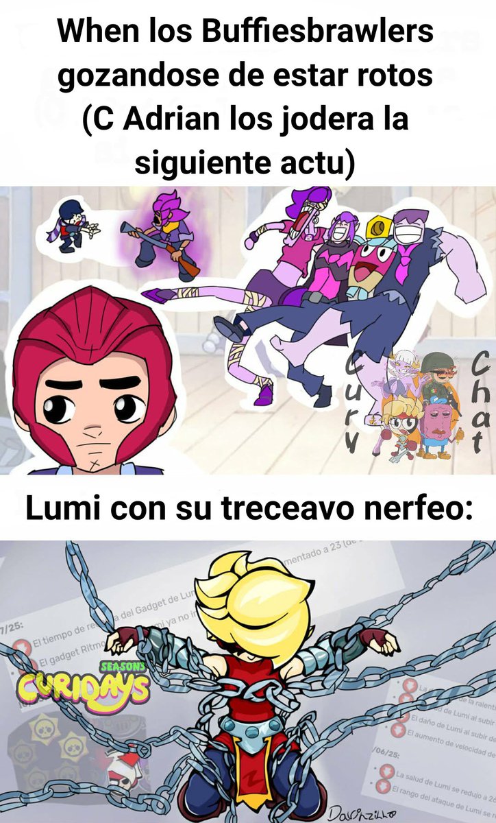 Davinzilla's tweet image. Holas, hice este curi para una dinámica en un grupo de facebook 

#BrawlStars #curi