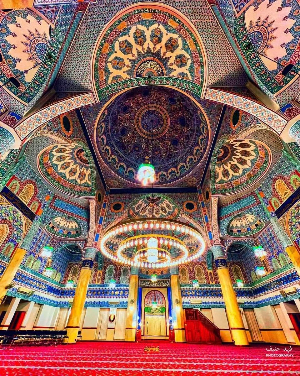 LeoDaVinciWave's tweet image. The Mavi Mosque (Blue Mosque) in Sukh Chayn Gardens, Lahore, Pakistan 🇵🇰.