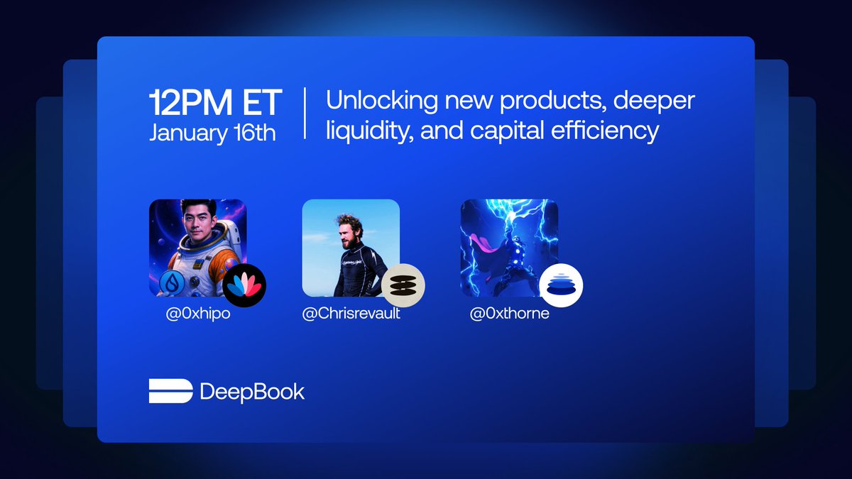 DeepBook Protocol on Sui (@DeepBookonSui) / Highlights / X