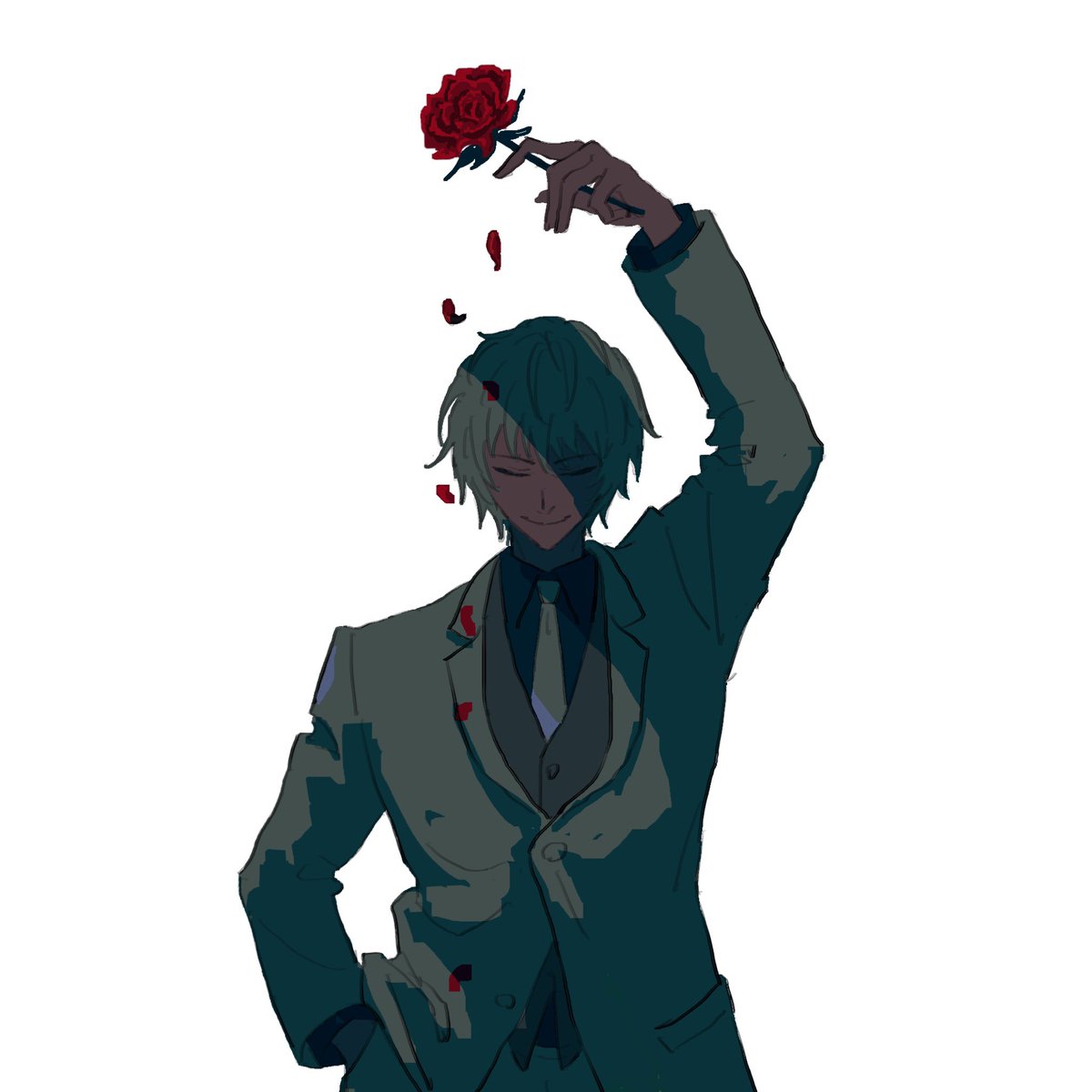 nureta_dog's tweet image. ジェスターさんらくがき