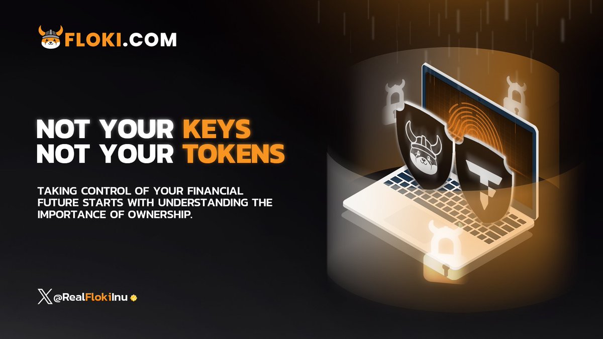 FLOKI's tweet image. NOT YOUR KEYS, NOT YOUR TOKENS

If your $FLOKI / $TOKEN is anywhere other than in your own wallet, you need to realize that they do not truly belong to you.

It’s why they say, 'not your keys, not your tokens.'

More info 👇
blog.floki.com/not-your-keys-…