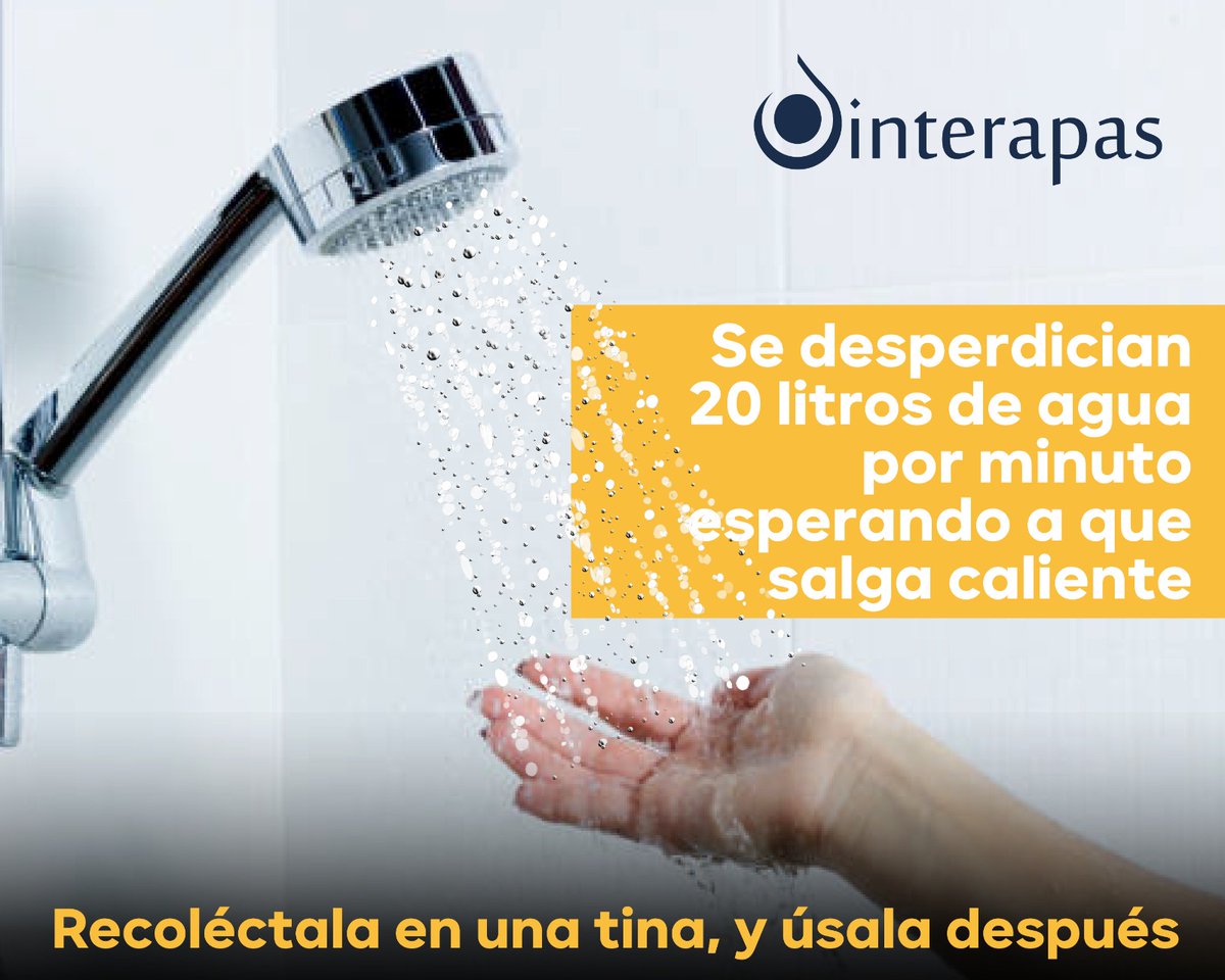 🚿💧 Utiliza una tina o cubeta para recolectarla mientras esperas que salga caliente de la regadera.👍

👉 Aprovéchala para regar plantas, limpiar el baño o incluso llenar el tanque del inodoro.

#CulturaDelAgua