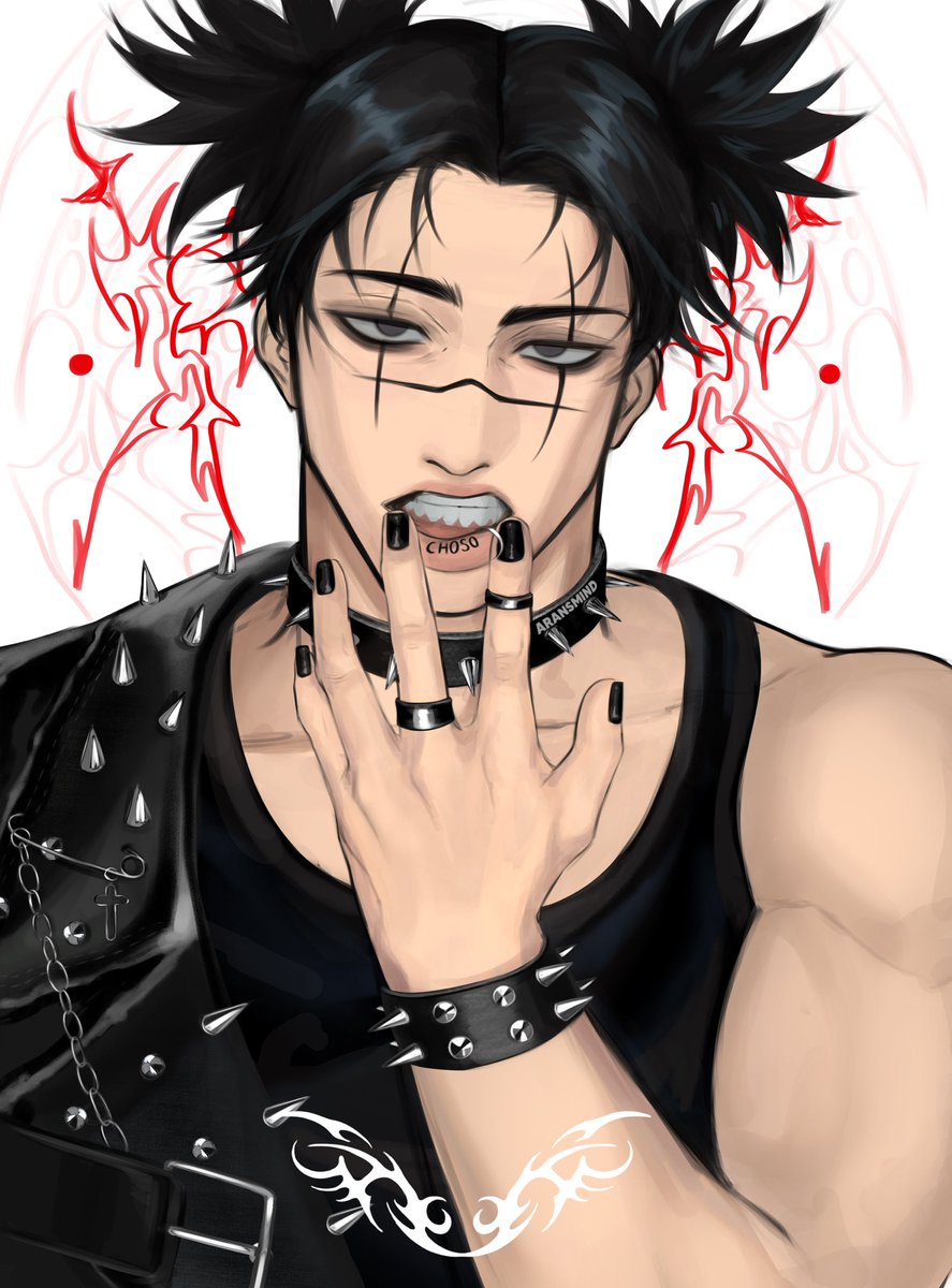 aransmind's tweet image. punk choso🤟 #jjk