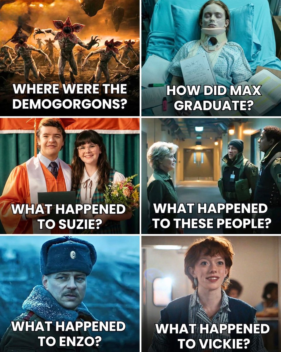 StrangerNews11's tweet image. Questions left unanswered in the finale ⁉️