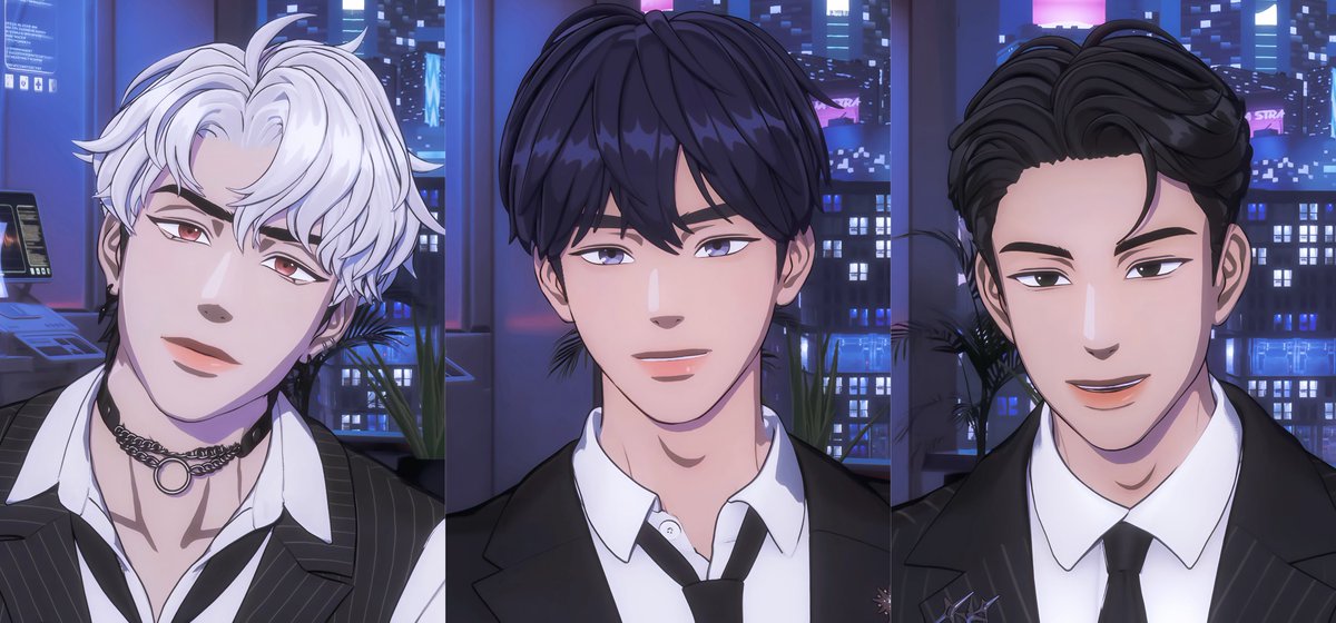 당신의 눈 앞에 세 남자가 나타났습니다