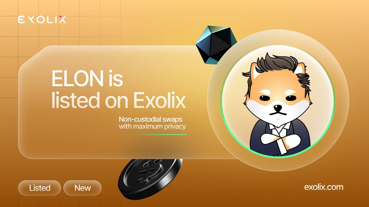 Swap $ELON on Exolix with ease 🔁 @DogelonMars is a meme-inspired,  community-driven crypto project with growing interest across the ecosystem.  Fast execution, clear pricing, and a seamless flow — all in one
