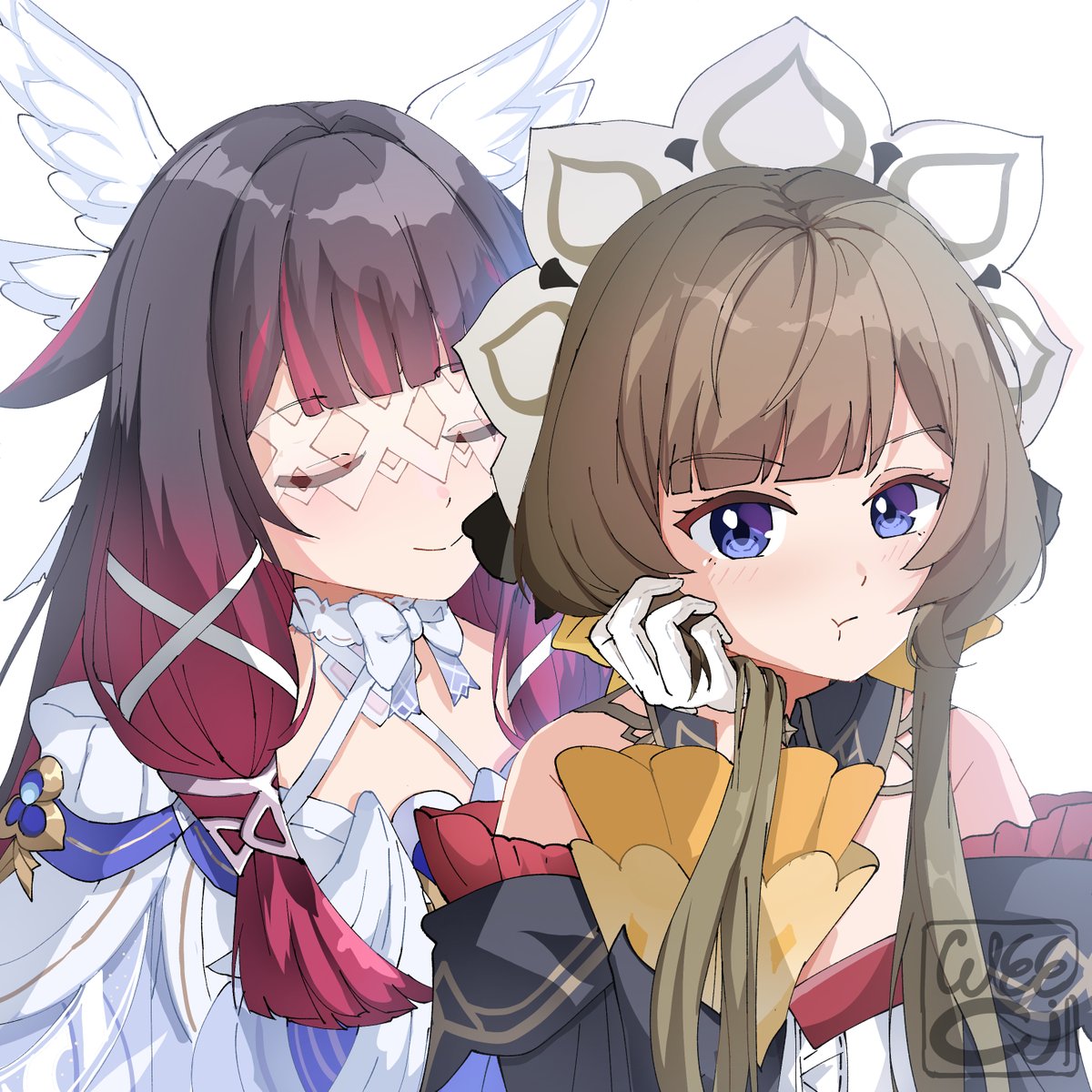 #Columbina #Sandrone 
#GenshinImpact #コロンビーナ #原神 
#fanart