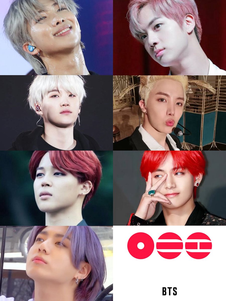 seokjinbit's tweet image. WHAT IF THE REASON WHY BTS ARE SO INACTIVE/NOT POSTING ANY SELCAS IS BC THEY DYED THEIR HAIR INTO THEIR LP COLORS?!?!??