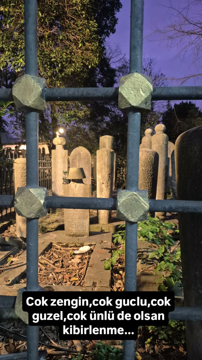 Cok zengin,cok guclu,cok guzel,cok ünlü de olsan kibirlenme...