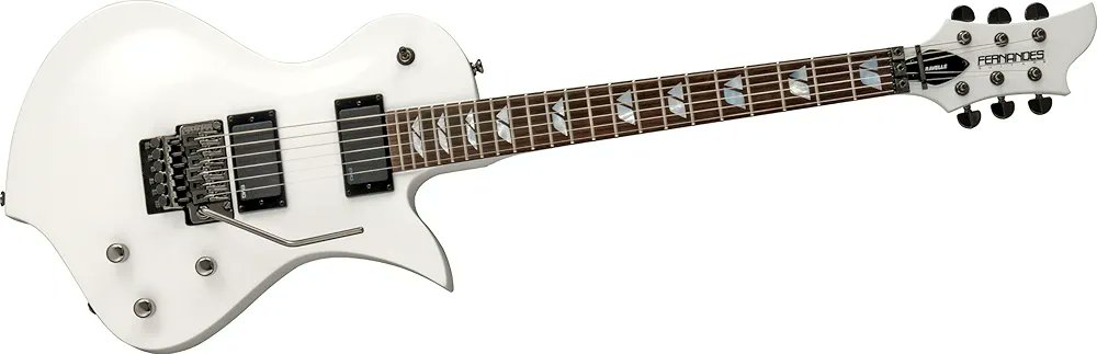 白いレスポールがほしいんだけど、形が嫌いだからFERNANDESのRAVELLEが