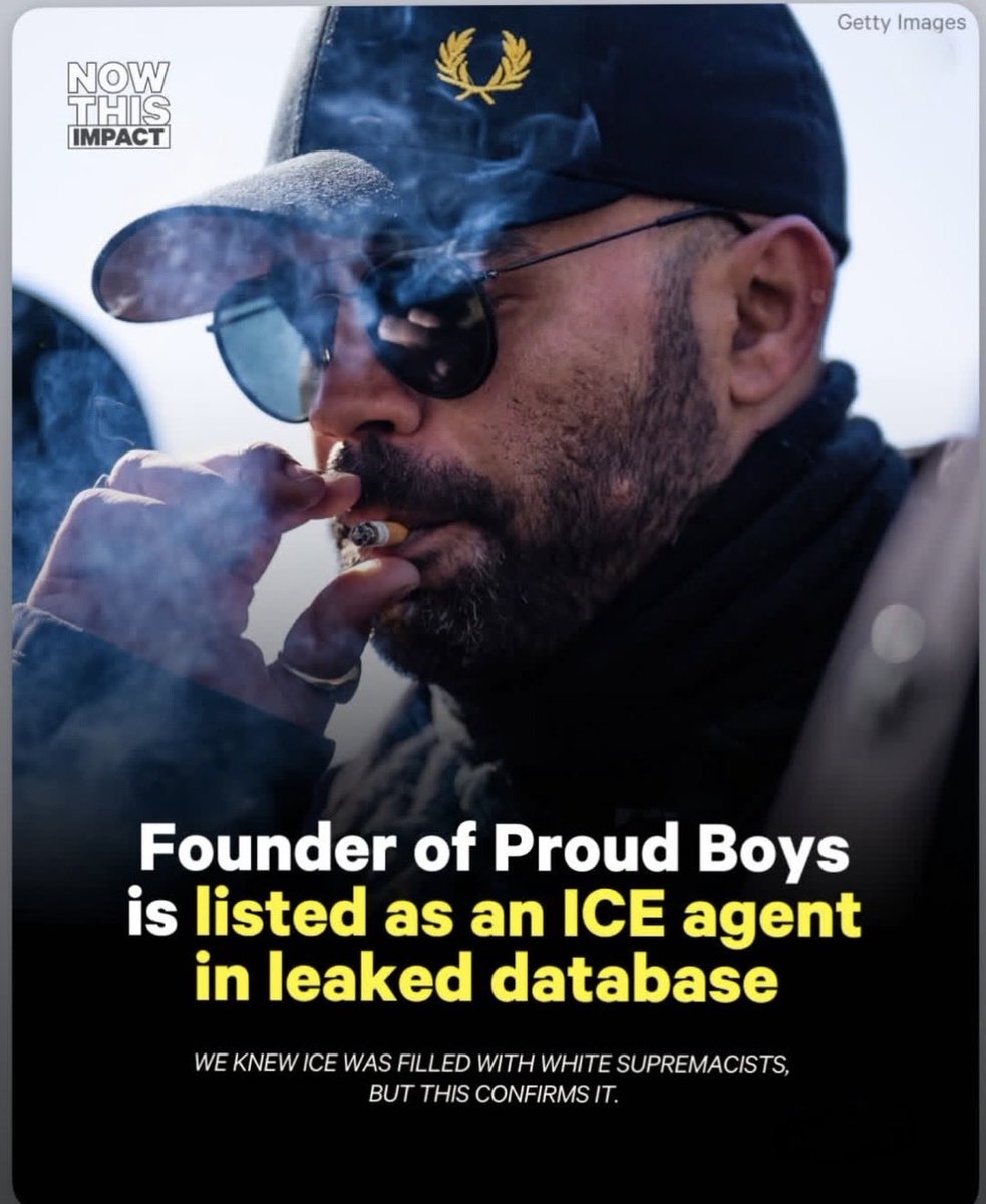 Unfassbar!

Der Gründer der „White Supremacy“ Gruppierung „Proud Boys“ ist „ICE“ Agent!

Ein Whistleblower hatte die Identitäten von 4.500 ICE Agenten geleakt.