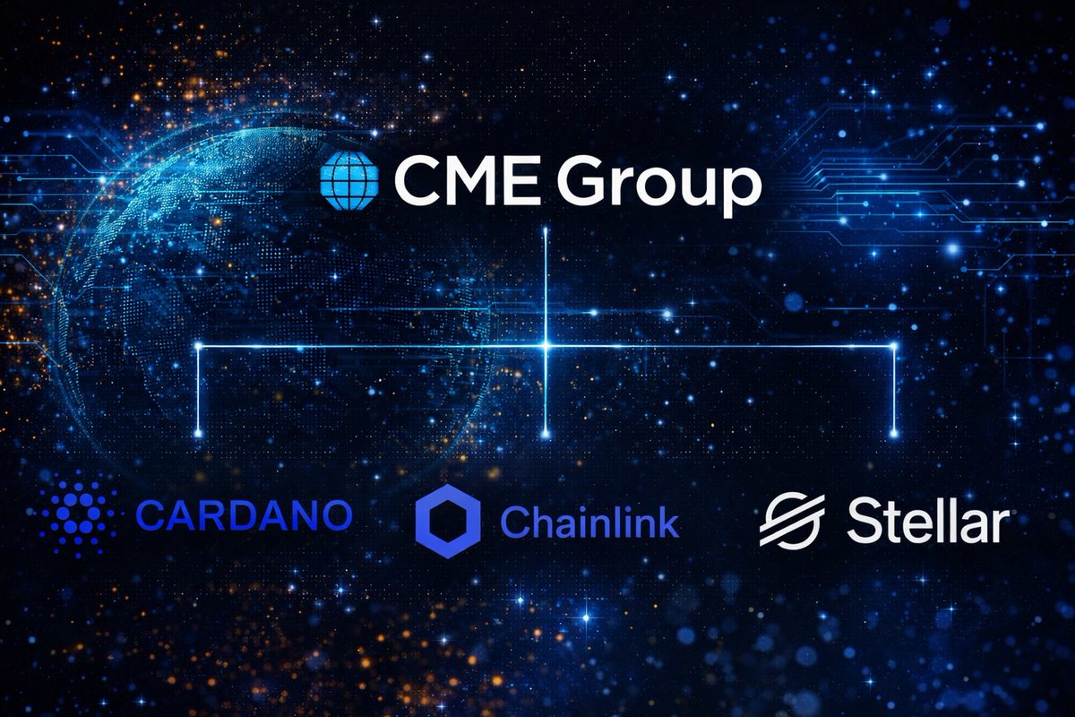 𝙉𝙀𝙒⚡️ CMEグループ、カルダノ・チェーンリンク・ステラの先物を上場へ🚀
