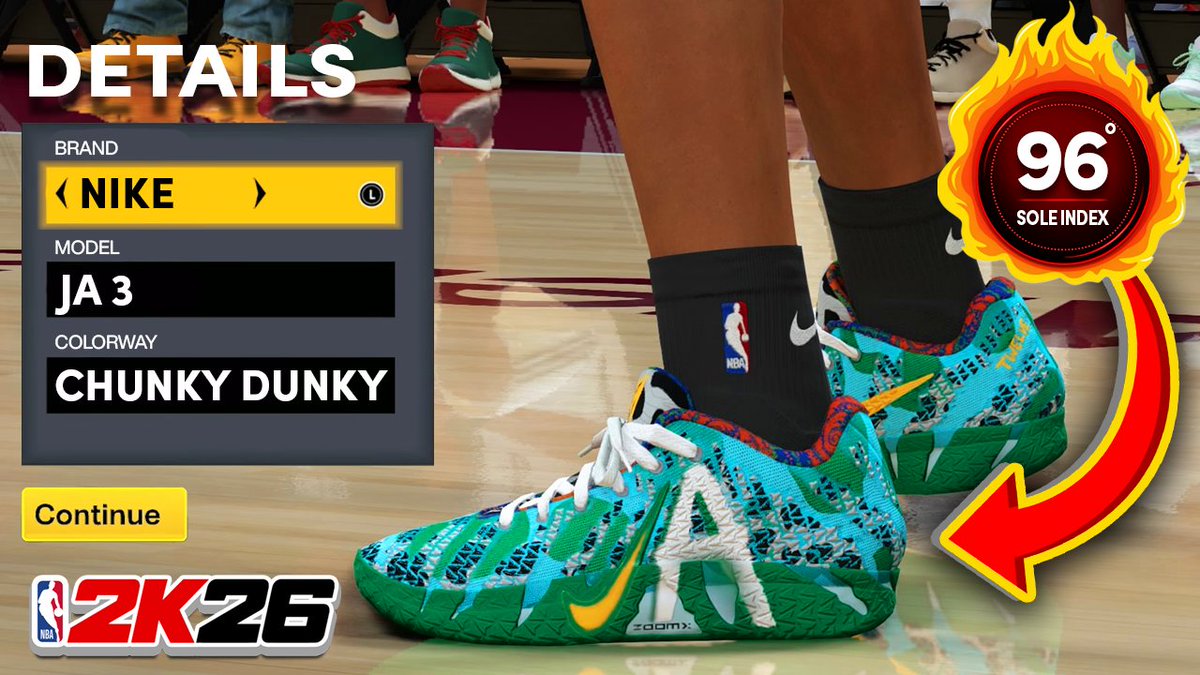 🧪 New Shoe Drop 🧪

Ja 3 Chunky Dunky

youtu.be/KMkTKbpGZgE

#thesolelab #solenation #nba2k26 #nba2k #ja3 #jamorant #nike #chunkydunky