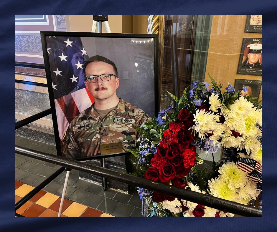 This morning, the Iowa Senate unanimously passed a resolution honoring the service and sacrifice of SGT William Nathaniel Howard and SGT Edgar Torres-Tovar.