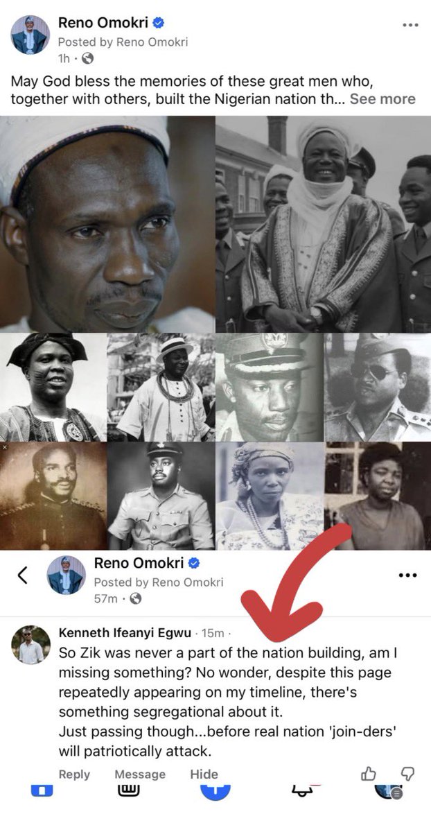 renoomokri's tweet image. Dear Ifeanyi,

Thank you for your feedback. Please calmly reread the post you are responding to after taking twelve deep breaths. You may then notice that it is a tribute to those who were murdered on January 15, 1966, of whom the 60th anniversary of their death is today. 

Chief…