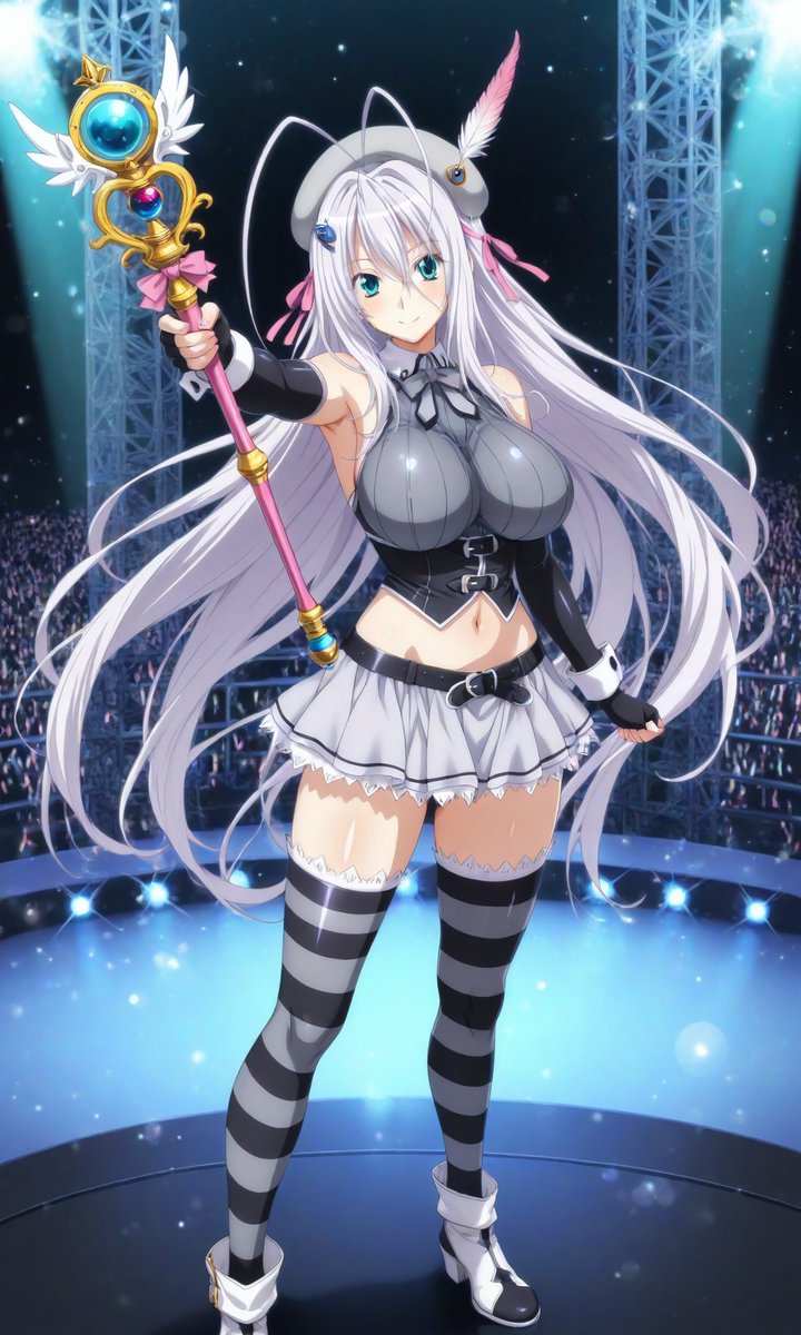 CrimsonDragonV's tweet photo. Rossweisse the Valkyrie Magic girl arrives to save the day, her fanbase in the Norse mythology will increase a lot!

#Rossweisse #HighSchoolDxD #DxD #Anime #Waifu #PixAI #AIArt https://t.co/R5nR5q3mtr