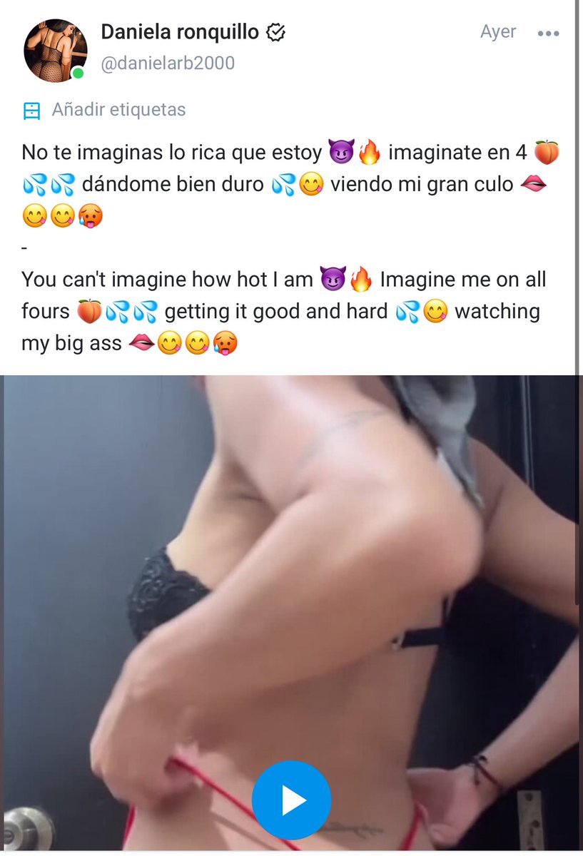 Danielarb2000's tweet image. Todo lo rico lo vez aqui 😈😈💦👇🏼 onlyfans.com/danielarb2000
-
You'll find all the good stuff here 😈😈💦👇🏼