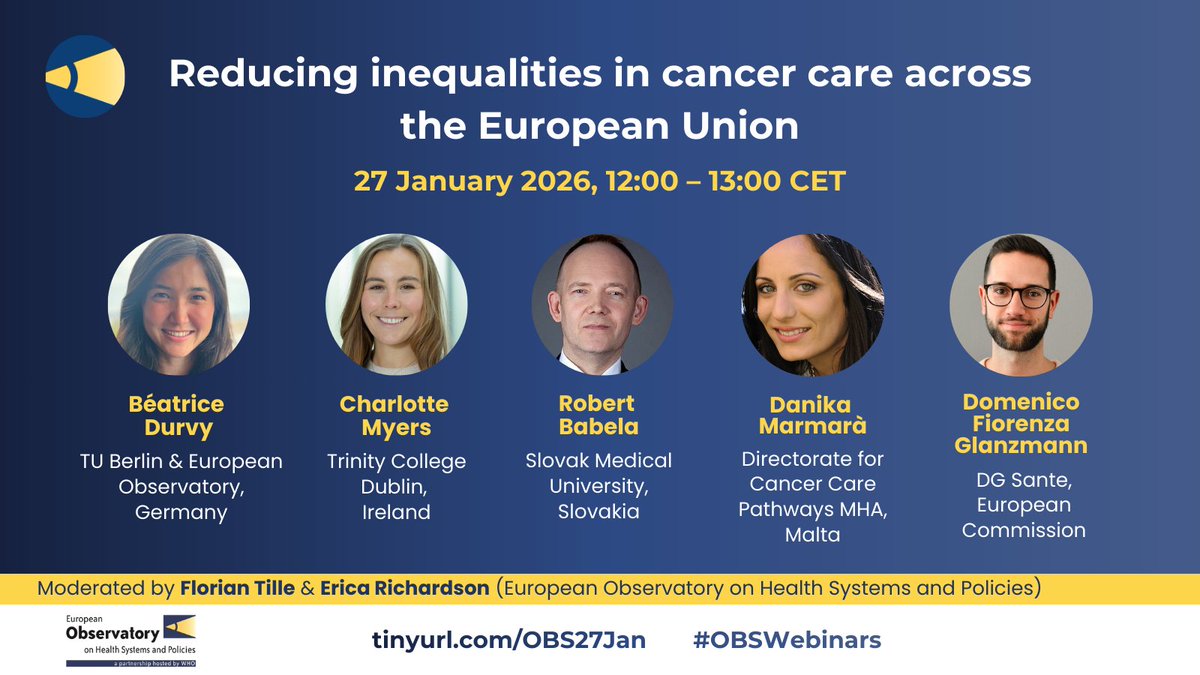 European Observatory on Health Systems & Policies tweet media
