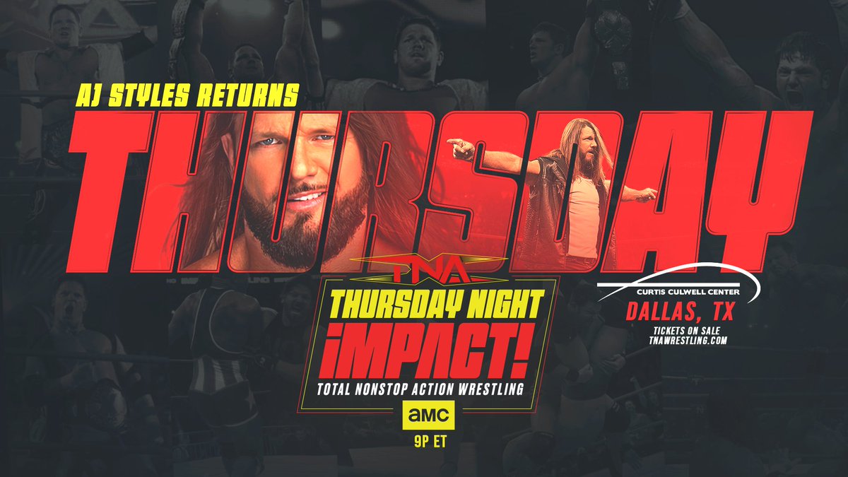 ThisIsTNA's tweet image. In addition to AMC and AMC+, #TNAiMPACT will continue to simulcast every week at 9/8c on TNA+! 

Subscribe now and watch TONIGHT: tnawrestling.com/subscribe