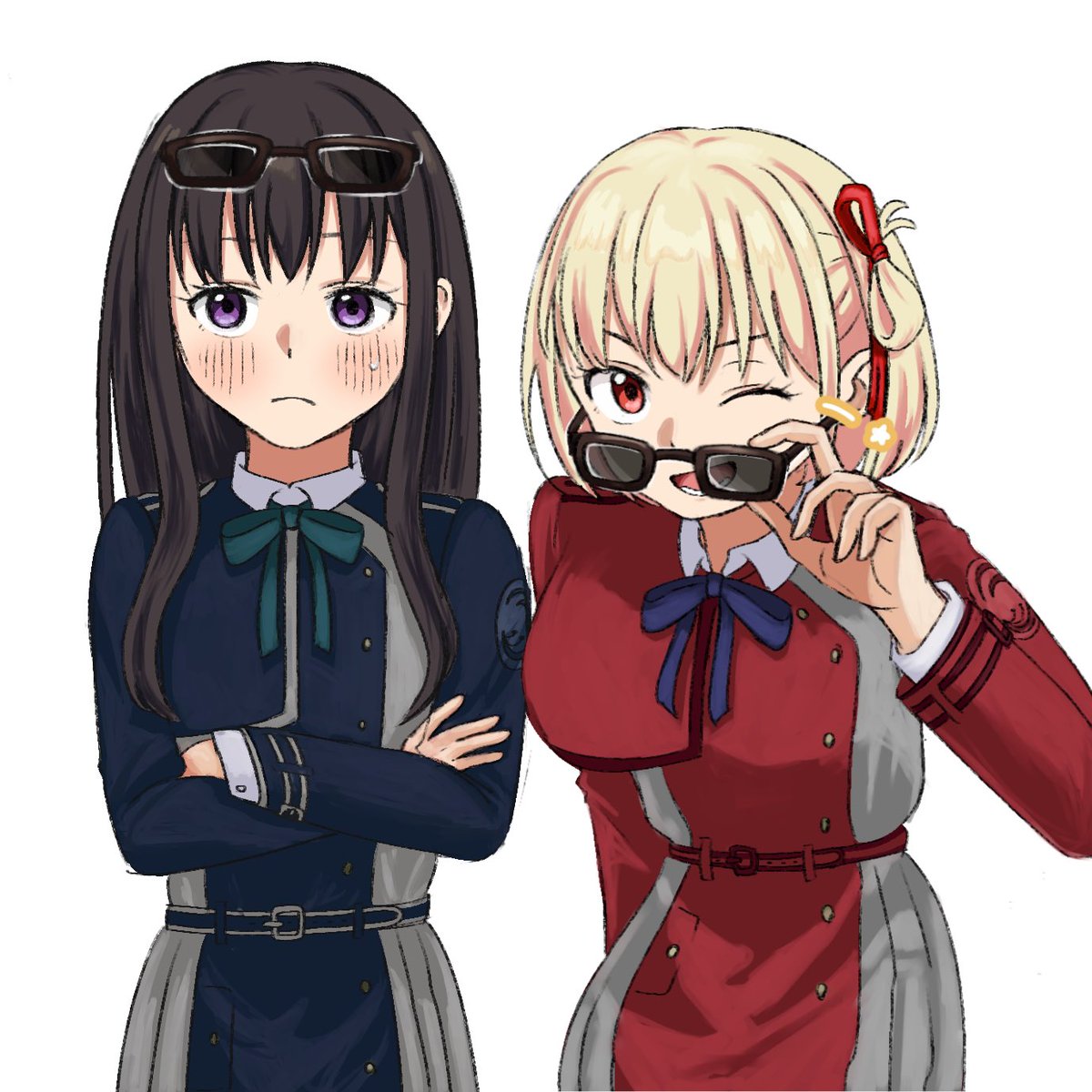 inoki_LycoReco's tweet image. 流れてきたので😌
お気に入りのとこです！
#眼鏡っ娘を見るとストレスが減るらしい