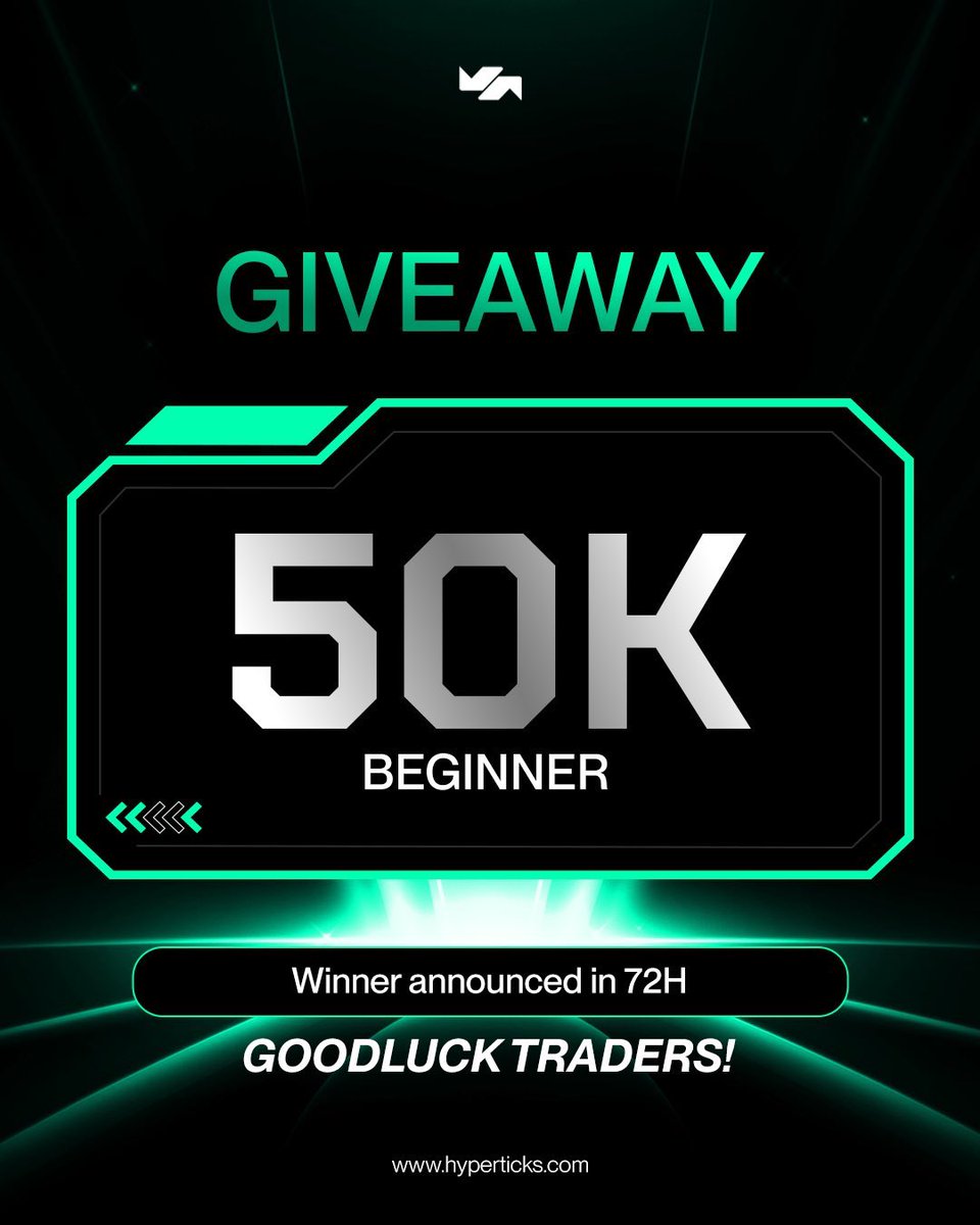 propmatchspot's tweet image. 🚨 Giveaway Time! 🚨

Hyper Ticks the new futures prop firm has officially launched! 🎉

To celebrate, we’re giving away 1× 50k beginner account to 1 lucky winner! 💸

🎯 How to Enter:
✅ Follow @Hyperticks &amp;amp; @propmatchspot &amp;amp; @proptrustzone 
✅ Join our Discord:…