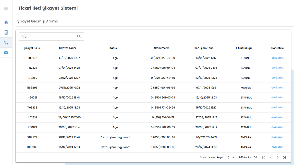 İnternet kampanyalarıyla ilgili kaç tane arama var. Spam adında bir rehber oluşturdum. Tüm bu gelen aramaları buraya kopyalayıp engelliyorum. Ve ayrıca tiss.ticaret.gov.tr üzerinden şikayet ediyoruz. Görüyorum ki, hiç bir işlem yapılmamış.  <a href="/ticaret/">T.C. Ticaret Bakanlığı</a>