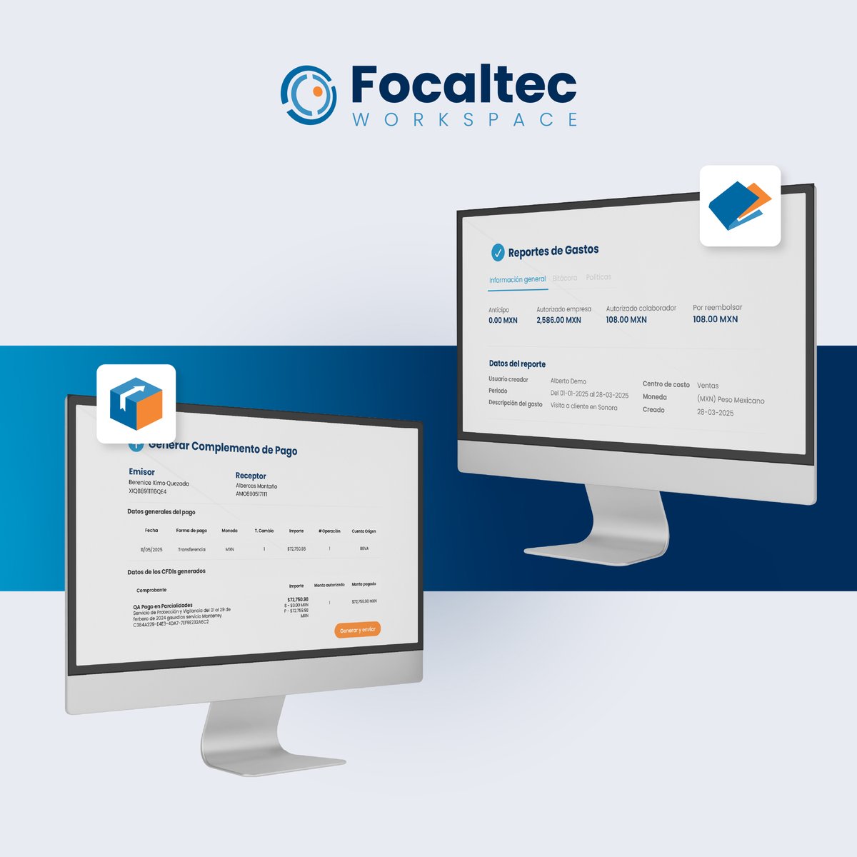 focaltec's tweet image. Automatiza y da control a tus procesos clave:
🔄 Las soluciones de Focaltec están diseñadas para facilitar gestión de gastos, proveedores y asegurar el  cumplimiento fiscal.
.
.
.
#focaltec #focaltecworkspace #gestionempresarial #gestiondenegocio #empresasmexico
