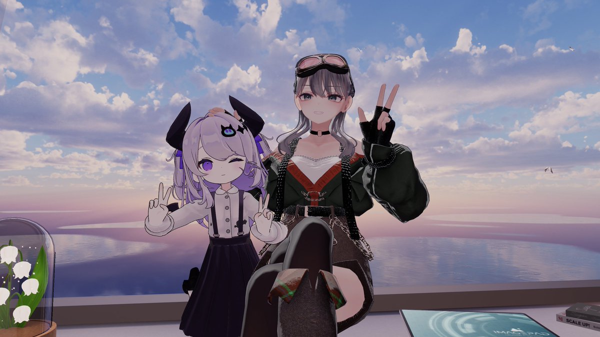 Yothus_vrc's tweet photo. リナシータとなのでびget
#VRChat https://t.co/42GpqV31Qf