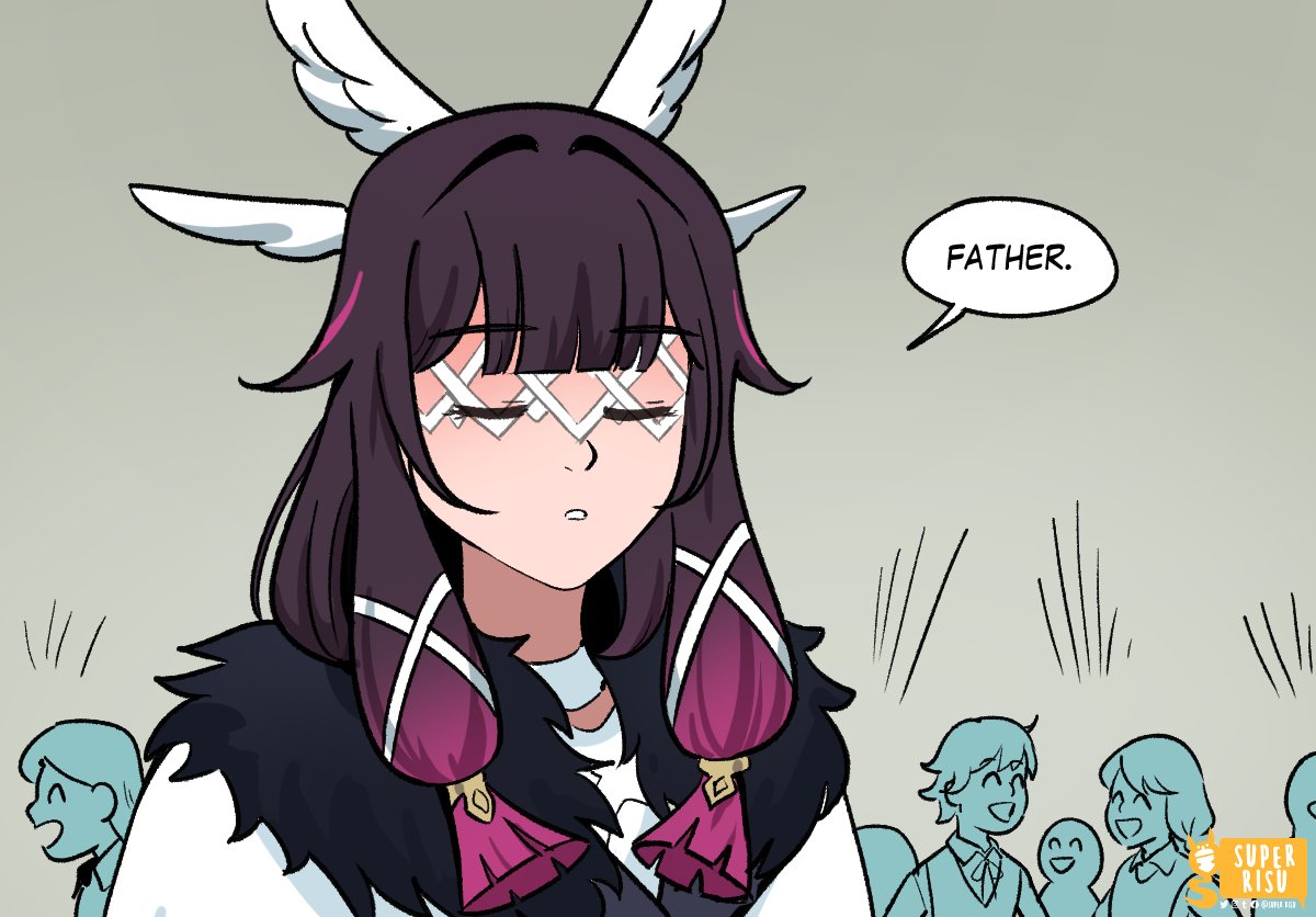 SuperRisu's tweet image. ‼️Columbina voiceline 6.3 spoilers‼️

"You don't...you don't have to call me that." #arlecchino #columbina #arlebina