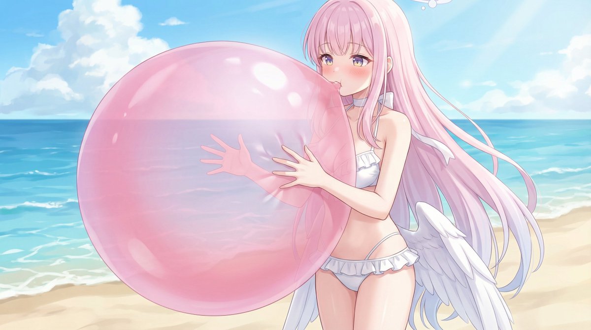 LoonerGamer's tweet photo. Mika (Swimsuit)

#aiart #balloons #loonergirl https://t.co/FLipcz5Ggm