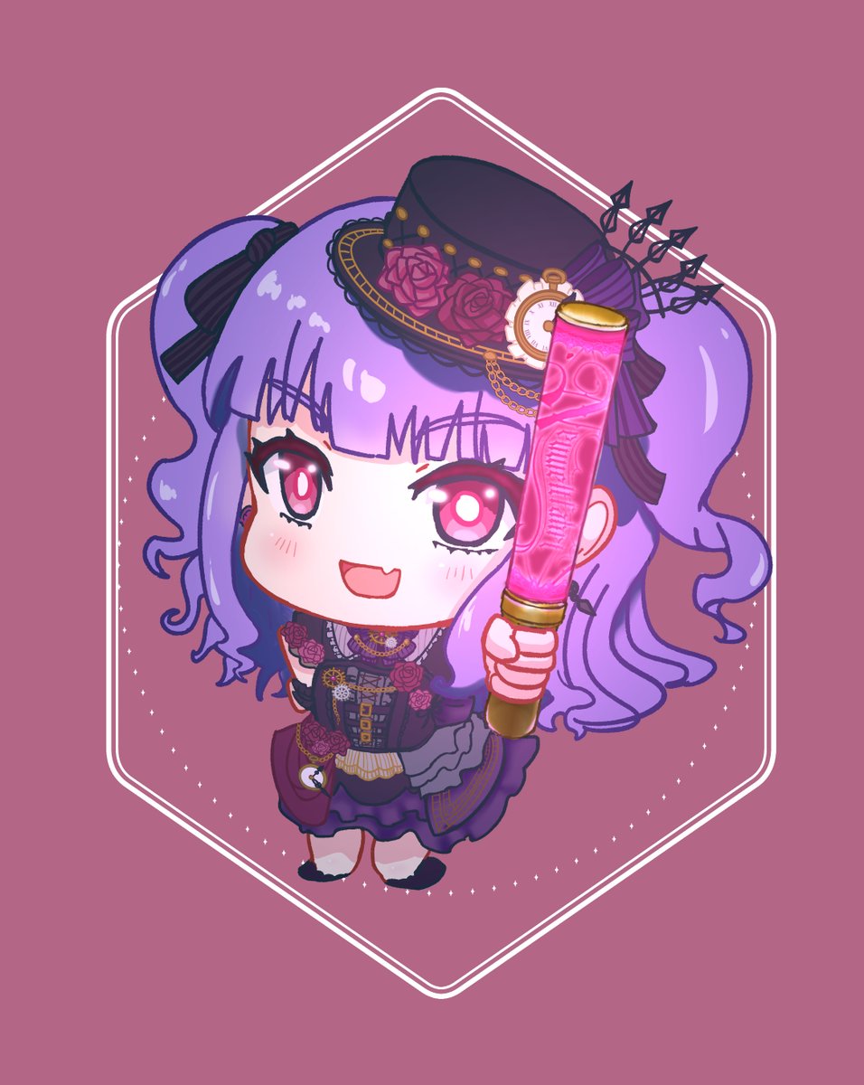 Pink for FRONTIER FANTASIA！
今日、明日に大阪追加公演に参加される方は是非よろしくお願いします！！！！

#Neuweltfahrt #バンドリ #Roselia