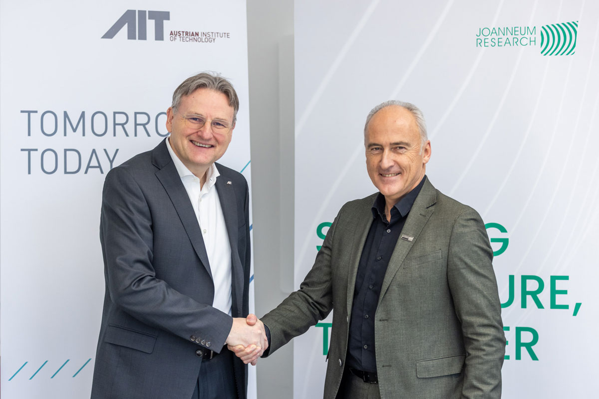 AITtomorrow2day's tweet photo. #AIT und #JOANNEUMRESEARCH bündeln ihre Kräfte in der #präklinischenForschung. Ein neues MoU legt den Grundstein für eine gemeinsame Plattform für #Diagnostik, Modelle und Services. https://t.co/eMsvL1XczC #MolecularDiagnostic #HealthandBioresources https://t.co/WpvjtzSqFi