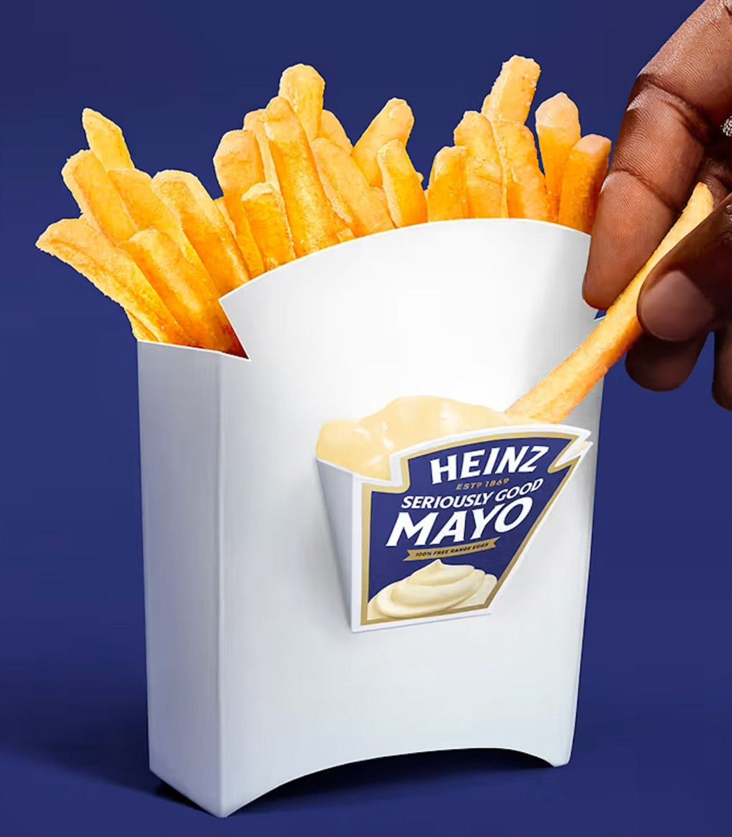 Heinz is releasing a French fry dipper box with a built-in compartment for ketchup or mayo