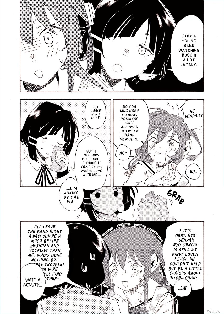 LoveBulletManga's tweet image. Happy 3 year anniversary to this iconic Bokita doujin by inee 🥰