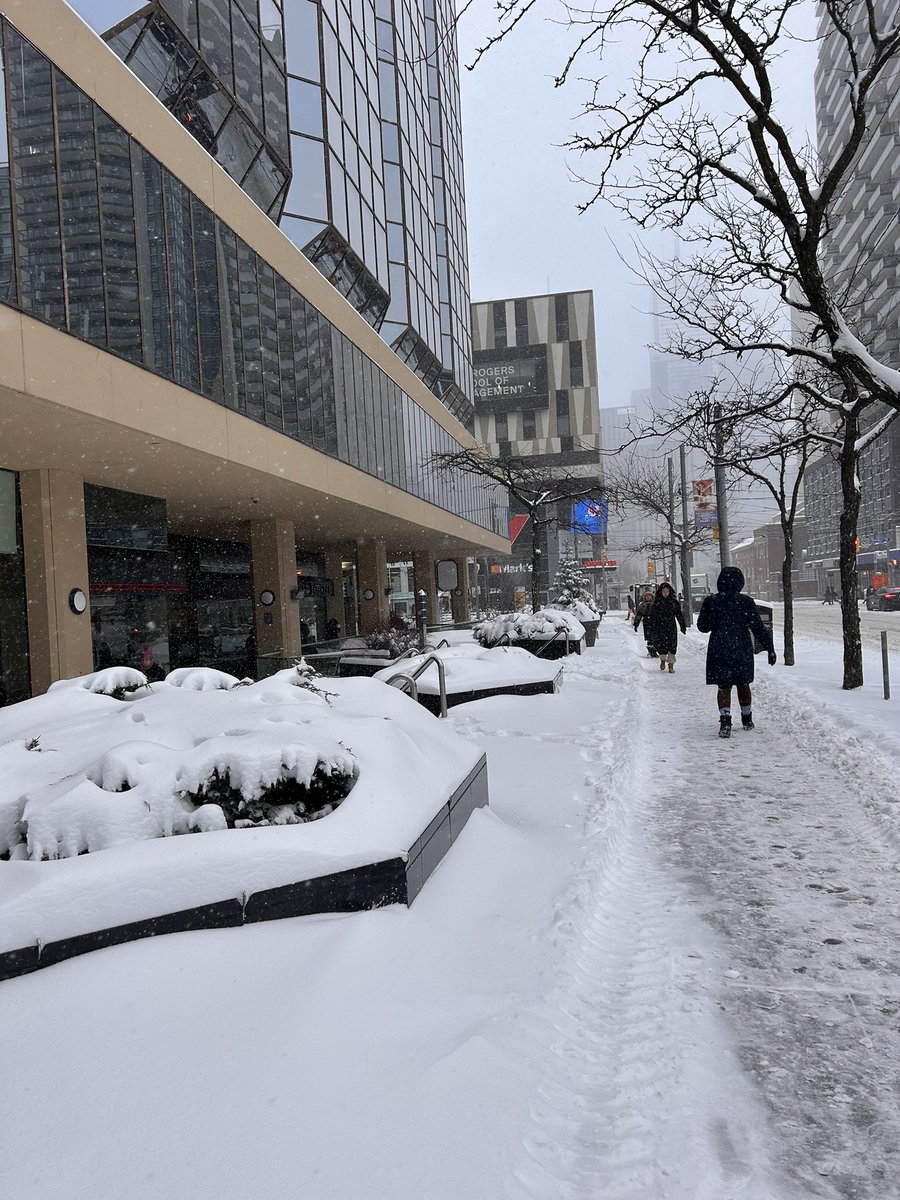 Snowy day :) #Toronto