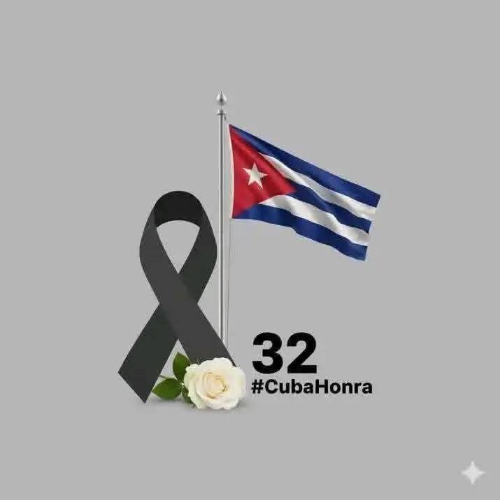 Al amanecer de este jueves, arribó la aeronave que trasladó los restos mortales de los 32 cubanos caídos en Venezuela el pasado 3 de enero, en el cumplimiento de su deber. El pueblo de Cuba les rendirá homenaje, hoy en La Habana y mañana en las demás provincias y municipios.