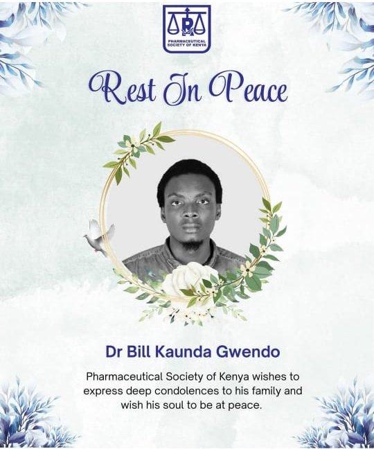 Today I mourthe passing of  Bill Kaunda an Ex-MKU Student Leader following a tragic accident that occured on Sunday 11/01/2026 along Mbagathi Road formerly called Raila Odunga Road in Nairobi. 
Bill who was walking on a pedestrian walkway is reported to have been hit by a vehicle