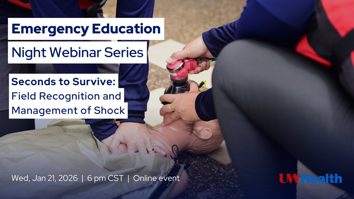 Univ. of Wisconsin Emergency Medicine tweet media