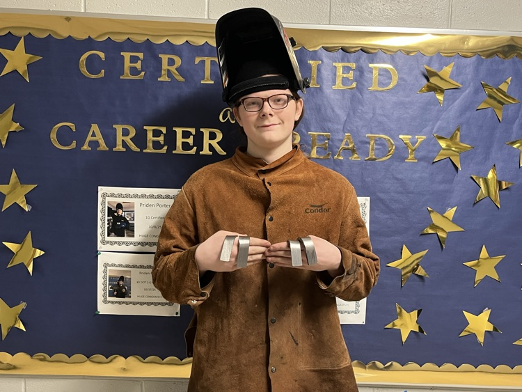 HUGE CONGRATS to Cameron Whitt!He is TRIPLE CERTIFIED @ the ATC in Welding, Electricity, &amp; Auto!He has all unlimited KY DOT 3 &amp; 4-G! He completed NCCER &amp; IBEW in Electricity! He is a few tests away from all 10 ASE Certs in Auto! AMAZING WORK! <a href="/KY_CTE/">Kentucky Office of Career and Technical Education</a>