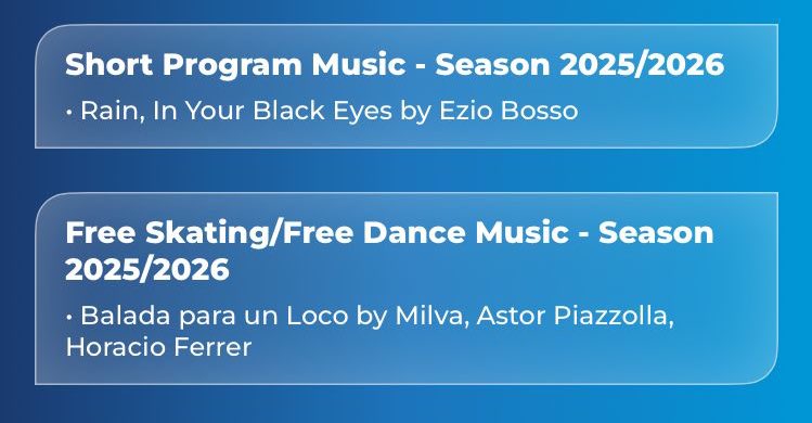 #JunhwanCha has returned to his free skate from last season, Balada para un Loco, according to the ISU app.