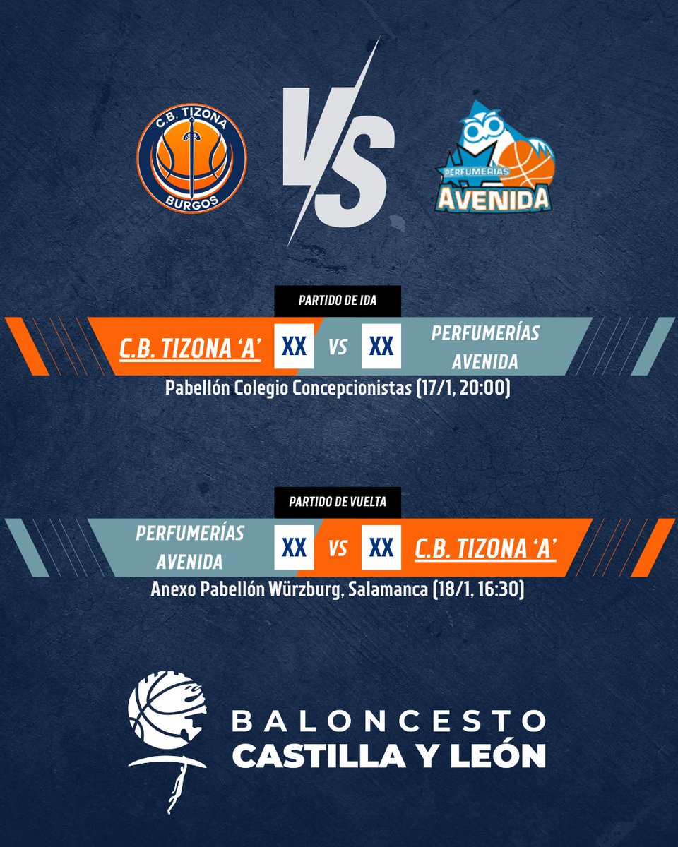 TizonaAcademy's tweet photo. JUNIOR 'A'

🥵 Tras conseguir el pase en la última jornada ante Zamora, el equipo afronta esta segunda fase con un balance de 4-6 y se enfrentará, al igual que el Infantil 'A', a Perfumerías Avenida.

🔄 ¡Vamos a repetir lo de la semana pasada, afición! https://t.co/wDB8nFVRj3