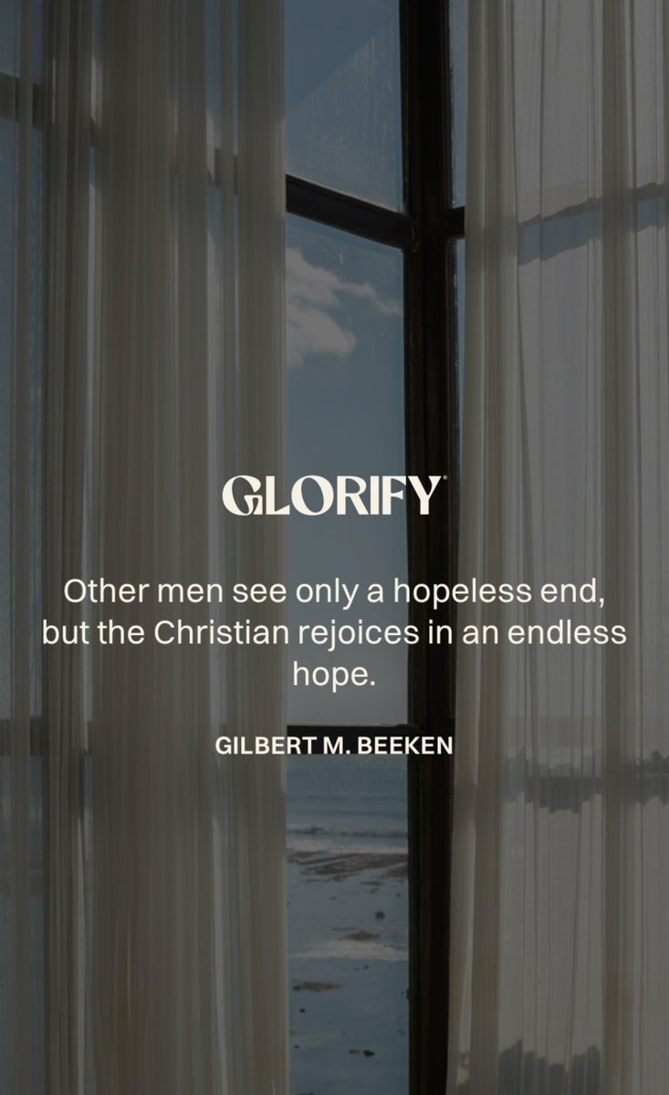 I love this quote I found on Glorify: share.glorify-app.com/74UPG78PWZb
Your Daily Worship &amp; Meditation App