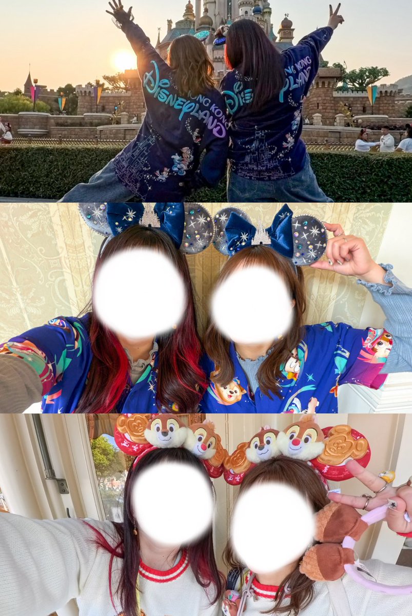 🇭🇰行ってました✈️❤️
楽しい思い出いっぱいの3日間！
めめちありがとう～！😘❤️