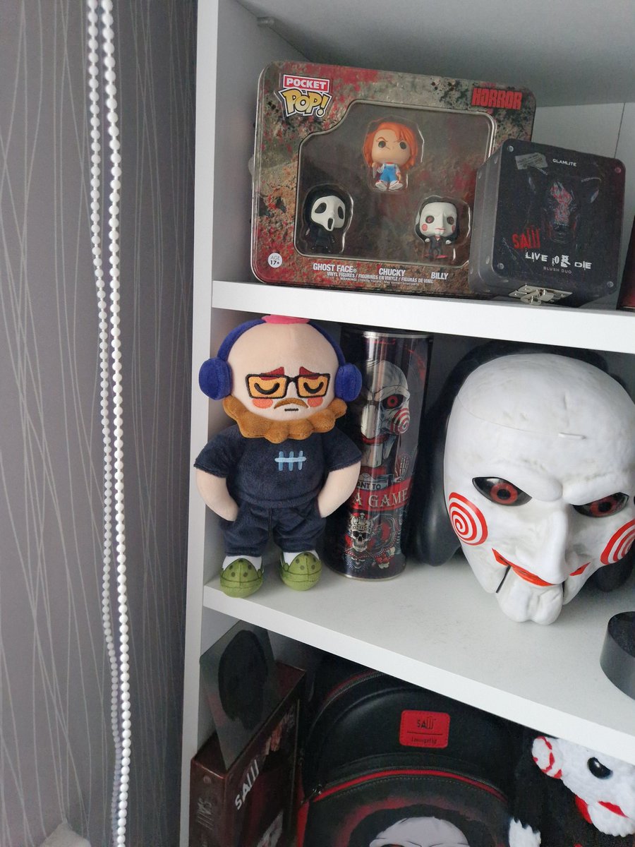 zStormP's tweet image. Look who just arrived at the house. I've temporarily placed @Staggiezz in the Saw Collection until I find a good placement for him. Thank you @itsonlyem for getting this for me. Welcome to the family mate! 
#dbd #deadbydaylight