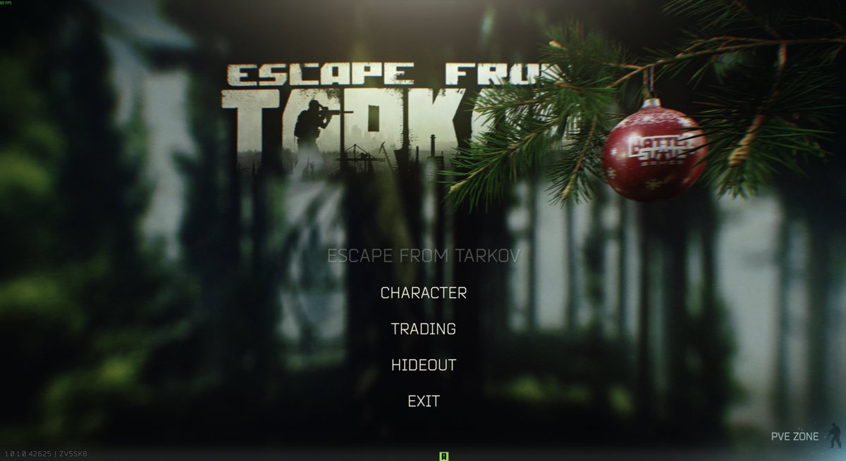 Onepeg's tweet image. Long explanation made short, but if you're not using this background (or the factory background), it's causing you fps loss in Tarkov.

For some reason, the backgrounds don't unload when you go into raid.  They stay animated even if it's not on screen.