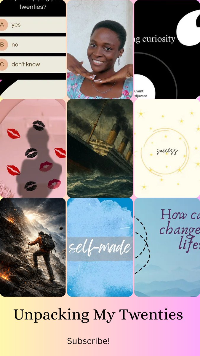 Temi_Aderemi's tweet photo. Writing is a lifeline to me. In 2026, the exploration continues. My desire is to write more reflections on finding clarity and direction for the twenty-something life (with a lot of reality checks, of course!)

Please subscribe @https://unpackingmytwenties.substack.com/ https://t.co/4Ta65NeE23