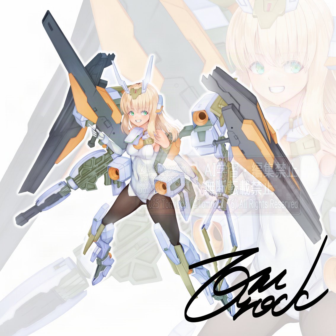 バーゼ上げ直し
#フレームアームズ・ガール #FAガール #イラスト 