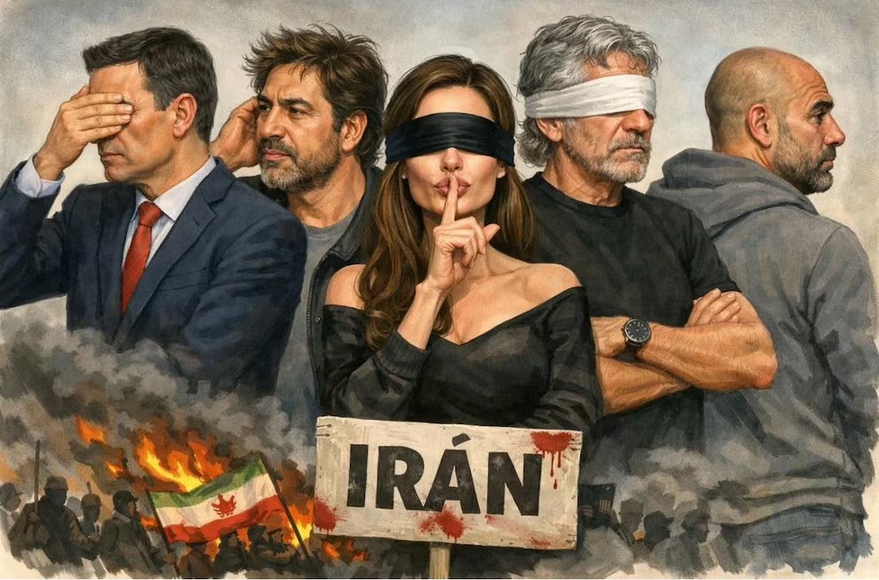 isaacrrr7's tweet photo. Carta a Javier Bardem

Elijo el nombre de Javier Bardem, y no es casual. Podría haber dirigido esta carta a Angelina Jolie, a Billie Eilish o a Roger Waters, encarnación del antisemitismo más burdo. También a una larga lista de dirigentes políticos que pululan por la demagogia contemporánea: Sánchez, Petro, Mélenchon, Iglesias… ruidosos justicieros que pontifican desde una supuesta superioridad moral. Muchos, muy presentes cuando la causa encaja con su ideología; sospechosamente ausentes cuando no.

Pero Bardem simboliza como pocos la indecencia de una izquierda caviar que solo alza el puño cuando el enemigo es Israel, Estados Unidos o “Occidente”. El actor del Free Palestine, siempre disponible para la consigna correcta, representa el activismo selectivo: comprometido solo cuando conviene. Es el “no jews, no news”: si no hay judíos o yankees de por medio, no hay causa, no hay pancarta, no hay indignación.

Nunca los oímos cuando Hamás convirtió Gaza en una cárcel de dos millones de personas, saqueadas y reprimidas por su propio régimen. Nunca cuando Yemen se desangraba en una guerra brutal. Nunca cuando Irán construía su círculo de fuego, financiando yihadismo, sosteniendo al carnicero sirio y destruyendo el Líbano mientras prometía borrar a Israel del mapa.

Tampoco estuvieron cuando el 7 de octubre miles de israelíes fueron asesinados, violados, secuestrados. Bebés en sus cunas, familias enteras, jóvenes en un festival. Silencio ante las mujeres violadas, silencio ante los bebés asesinados. Nunca hubo flotillas para ellos.

Nunca estuvieron en Afganistán cuando las mujeres fueron borradas de la vida pública. Nunca en Sudán, nunca en Nigeria, nunca donde las víctimas no encajan en su relato ideológico. Porque para esta izquierda, si el verdugo no es “occidental”, la víctima no existe.

Por eso tampoco estuvieron con el pueblo iraní. Décadas de represión, tortura, ejecuciones, cineastas encarcelados, estudiantes asesinados… y ni una palabra. Al contrario: muchos de estos moralistas viajaban a rendir pleitesía a Jomeini y aplaudían la “revolución”. Algunos incluso se convirtieron en altavoces del régimen desde canales como Hispan TV.

Hoy, cuando Irán arde y su pueblo se enfrenta a la muerte con un coraje extraordinario, los Bardem, los políticos y los periodistas “comprometidos” callan. No gritan, no marchan, no levantan pancartas. A lo sumo, alguno reaparece para culpar a Trump o a Israel.

Esta es la miseria de una izquierda dogmática y tuerta que ha ideologizado tanto las causas universales que termina siendo cómplice de los verdugos. Su obsesión antioccidental y su paternalismo con el islamismo los ha incapacitado para defender la libertad real.

Ese es el activismo de los Bardem de turno: un grito vacío.
Moralistas de doble moral y progresistas a tiempo parcial.
No forman parte de la solución.
Sin ninguna duda, forman parte del problema.

Pilar Rahola.