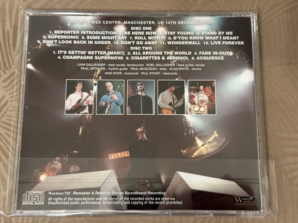 ottiena's tweet image. G-MEX公演のUltimate盤発売日ゲット。Definitive盤との比較も楽しみ。名演は何回でも聴きたい。