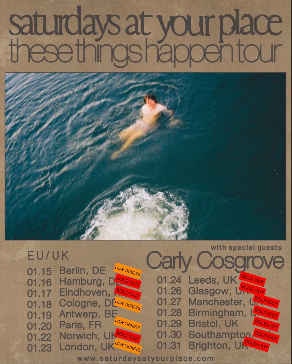 saturdays at your place tweet media